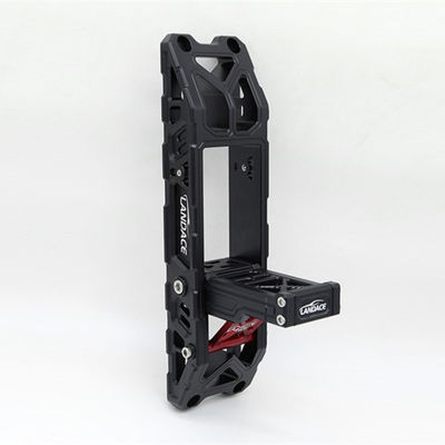 Black CNC Machined Car Door Step for Jeep Wrangler JL JK Foldable Hard Anodizing Finish