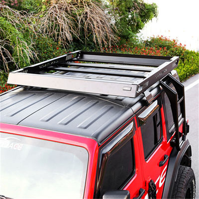 Strong and Aluminum Alloy Perimeter Guard for Jeep Wrangler JL JK Roof Rack Tray Platform Luggage Bracket