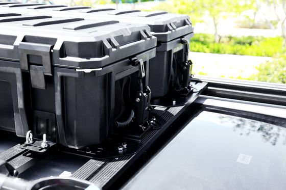 High Strength LLDPE Plastic Tool Storage Box Rectangle Car Roof Rack Mounting Tool Box
