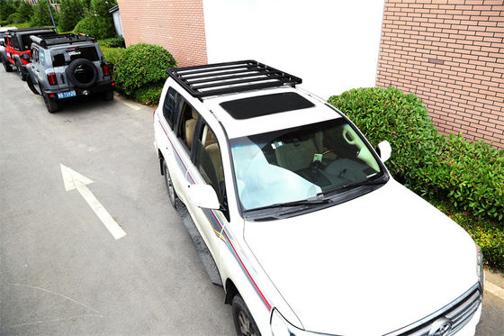 TOYOTA LC 200 Flat Roof Racks Lightweight Aluminum Alloy Tray with Backbone Mounting