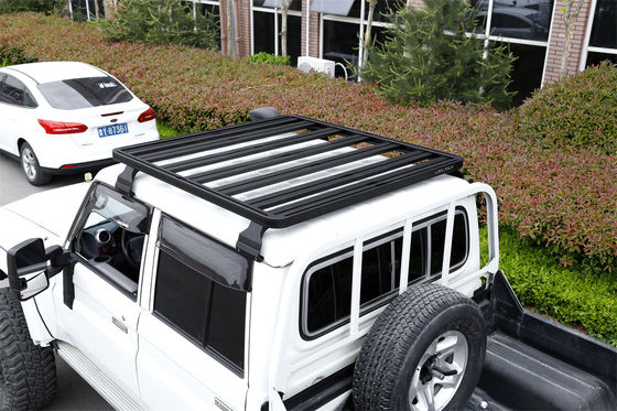 Toyota LC79 Accessories Flat Roof Racks Platform with Powder Coating and Gear Bracket