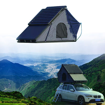 High- Aluminum Hard Shell Triangle Roof Top Tent for 2022 Car Hard Shell Rooftop Tent