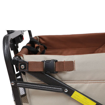 Sturdy and Lightweight Ergonomic Handle Folding Cart for Camping and Garden