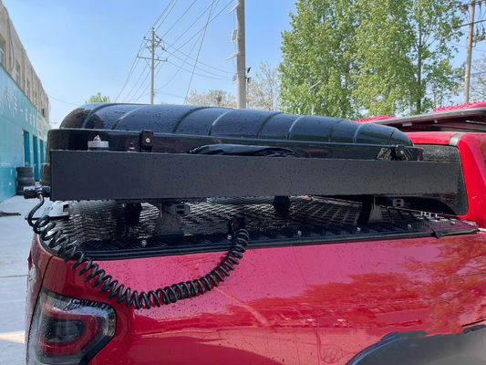 High- Camping Gear Roof Rack Mount Water Tank for Universal Car Model Displaying