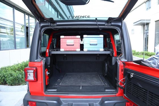 Powder Coating Surface Sturdy and Easy to Install Rack for Jeep Wrangler Rear Cargo Area
