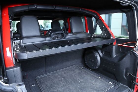 Easy Installation Rear Utility Cargo Rack for Jeep Wrangler 4 Door with Hardtop Storage Shelf