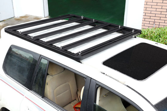 TOYOTA LC200 Flat Car Roof Racks with Roof Mount Placement 2018-2023 Aluminum Alloy