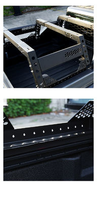 Black Powder Coated Carbon Steel Max Modular Bed Racks for Toyota Pick Up Offroad Mount