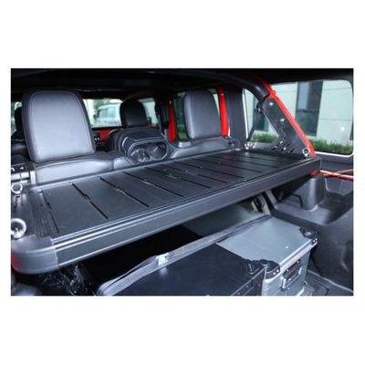 4x4 Vehicle Accessories Black Powder Coated Luggage Shelf for Jeep Wrangler JL JK