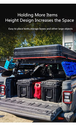 Black Powder Coated Thorax Bed Rack Accessory for TOYOTA TRUCK Off-Road Attachment
