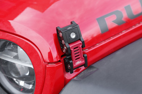 Hard Anodizing Heavy Duty CNC Machined Hood Latch Assembly for Jeep Wrangler 0.35kg/pc