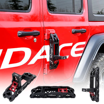 Foldable Car Foot Pedal for Jeep Wrangler JL JK Anodizing Aluminum Alloy CNC Engraving