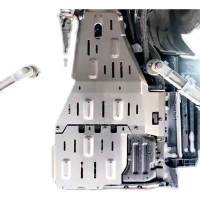 Silver Aluminum Alloy Under Engine Cover for Wrangler JK JL Off-Road 4X4 Accessories