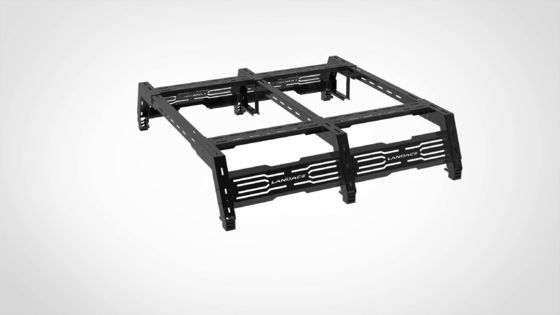 Off Road 4X4 Aluminium Alloy Cargo Roll Bar Adjustable Roof Mount for Truck Bed Rack