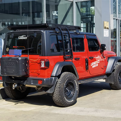 Jeep Wrangler JL JK Roof Rack Tray with Wind Fairing and Aluminum Alloy Luggage Bracket