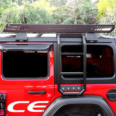 Jeep Wrangler JL JK Roof Rack Tray with Wind Fairing and Aluminum Alloy Luggage Bracket