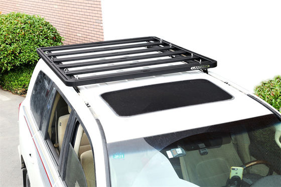 TOYOTA LC 200 Black Flat Roof Racks Luggage Gear Bracket Bike Holder for 4x4 Vehicle