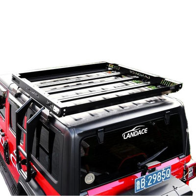 18-23 Wrangler Rubicon Jeep Roof Rack Basket with High- Powder Coated Aluminum Alloy