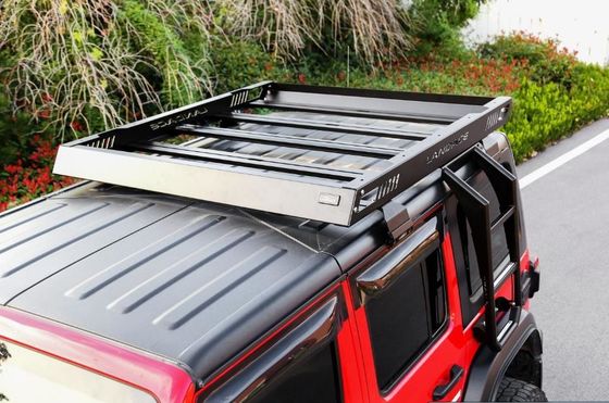 18-23 Wrangler Rubicon Jeep Roof Rack Basket with High- Powder Coated Aluminum Alloy
