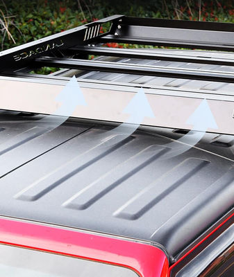 18-23 Wrangler Rubicon Jeep Roof Rack Basket with High- Powder Coated Aluminum Alloy