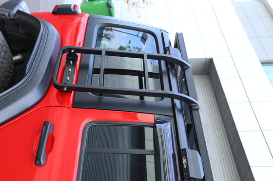 Direct Side Ladder Roof Rack Platform for Jeep Wrangler JL Custom Black Powder Coating