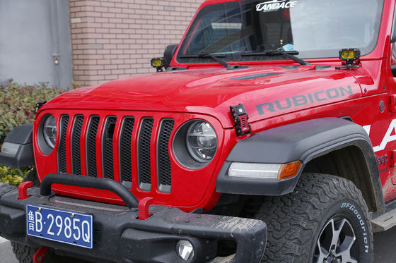 Aluminum Alloy Hood Latches Lock for JEEP Wrangler JK/JL Off-road Vehicle in Black Red