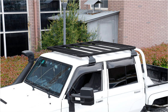 Black Akzo Nobel Powder Coated Universal Roof Rack Basket 4x4 Aluminum Alloy Roof Rack
