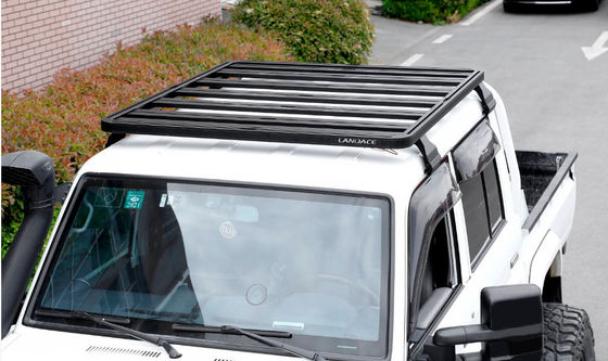 Black Akzo Nobel Powder Coated Universal Roof Rack Basket 4x4 Aluminum Alloy Roof Rack