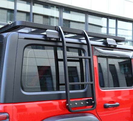 Landace Roof Rack Side Ladder Kit Perfect Fit for Jeep Wrangler 833*400*261mm N.W 6kg