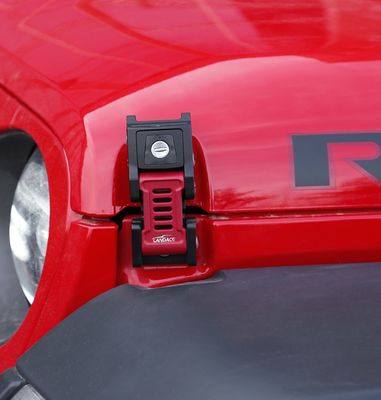Year 2018- Black CNC Process Hood Latch Kit for Off-Road Adventures Long-Lasting