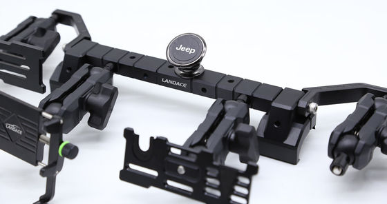360 Degree Adjustable Rotation MULTI-PURPOSE DASH MOUNT KIT FOR JEEP WRANGLER in Black