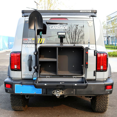 WEY TANK 300 Rear Door Outside Storage Box Bag Aluminum Alloy JEEP Fit Net Weight 13.4kg