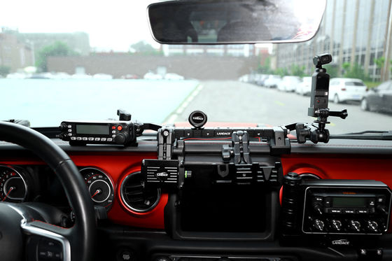 Jeep Wrangler Phone GoPro CB Microphone and DSLR Cameras Holder with Geometric Design