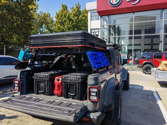 Toyota Land Cruiser Prado Fj120 Silver Truck Bed Rack System for DMAX and Jeep JK Pick Up