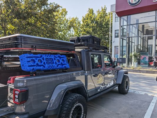 400kg Capacity Durable Jeep Roof Rack Bar with Ladders and Car Luggage Carrier