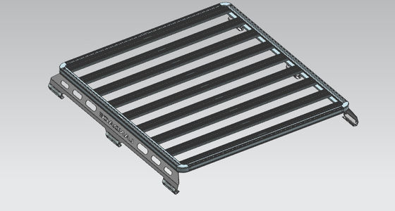 300KG Loading Capacity Black Car Roof Luggage Carrier for JK JL 4Runner Hilux Ranger