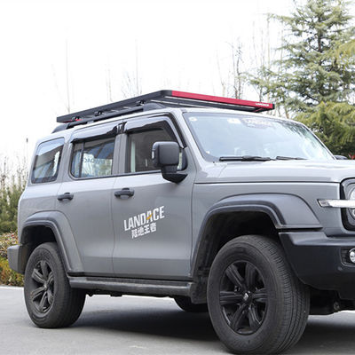 Universal SUV Roof Rack Cargo Carrier Made of Aluminum Alloy and SUS304 with SUS304 Finish